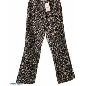 Free People Metallic Cropped Pants